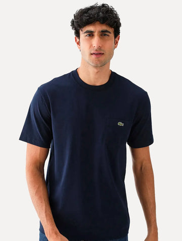 Camiseta de Corte Clásico con Bolsillo en el Pecho Lacoste