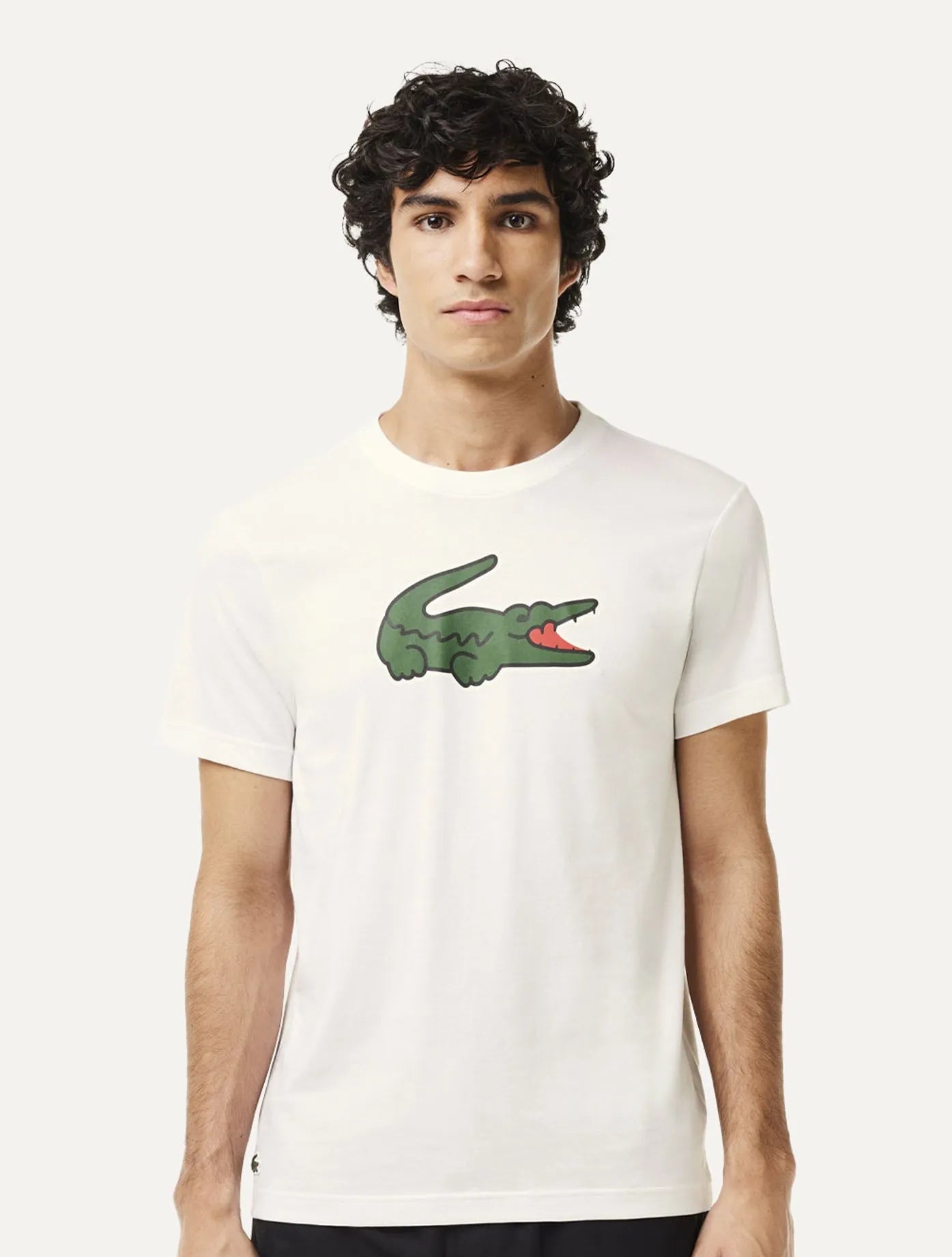 Camiseta Regular Sport Dry con Estampado de Cocodrilo Lacoste